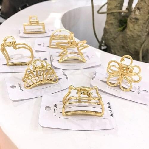 1 pcs Japanese metal clip hairpin jewelry fashion simple girl hairband hairpin hairpin jewelry