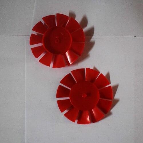 10/100pcs OD 60mm suit for 2mm shaft paddle fan leaves/rc car robot ship diy toys accessories/technology model parts