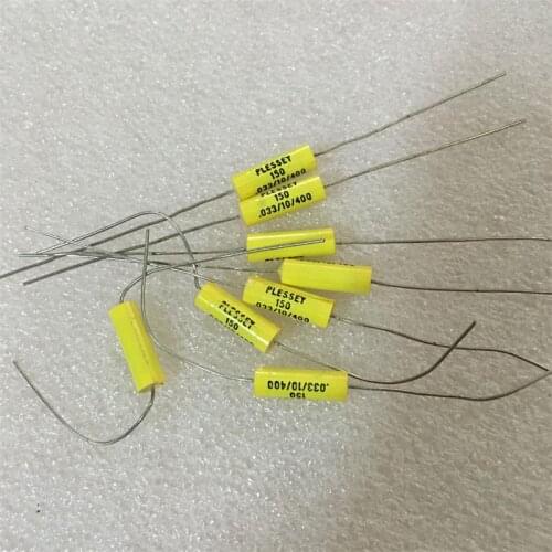 100% 50PCS Home furnishings 0.033UF 400V Fevers axial audio coupling infinite capacitance