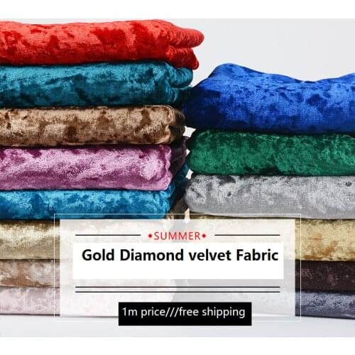 160cm*100cm Diamond Velvet Fabric Thickened Stretch Velvet Clothing Fabric Sofa Pillow Tablecloth DIY Apparel Sewing Fabric