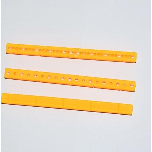 5/100PCS 7x7x95mm Plastic rod/universal plastic bar/robot rc car frame accessories/diy toy /technology model parts