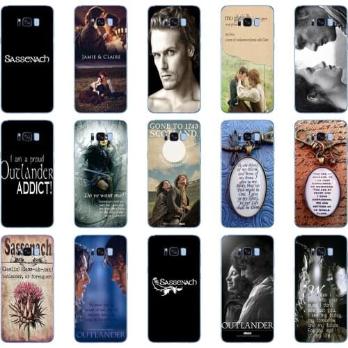 55DD OUTLANDER TV Jamie Fraser Printed Soft Silicone Cover Case for Samsung Galaxy S6 S7 edge S8 S9 S10 plus A70 A50 case