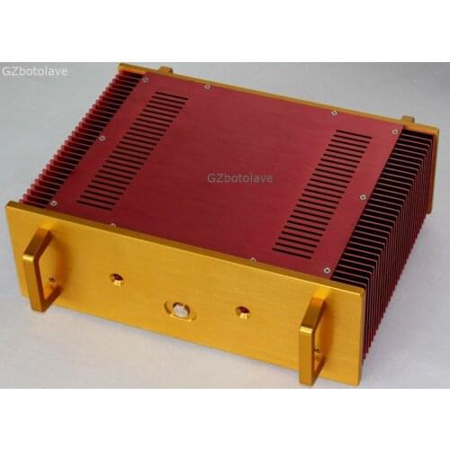 WA111B All aluminum amplifier chassis / Class A amplifier case / AMP Enclosure / case / DIY box (320*150*440mm)