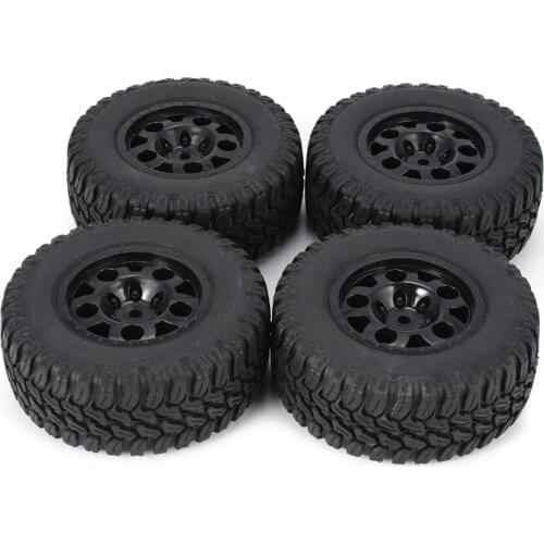 AUSTAR AX 4pcs 109mm Rubber Rim Tyre Tire Wheel for 1/10 RC Short Truck Car Model HSP HPI Component Spare Parts Accessories