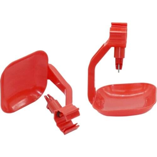 30 Pcs Duckbill Automatic Nipple Drinker Cup 22x22mm Square Tube Hanging Cup Chicken Duck Quail Poultry Feeding