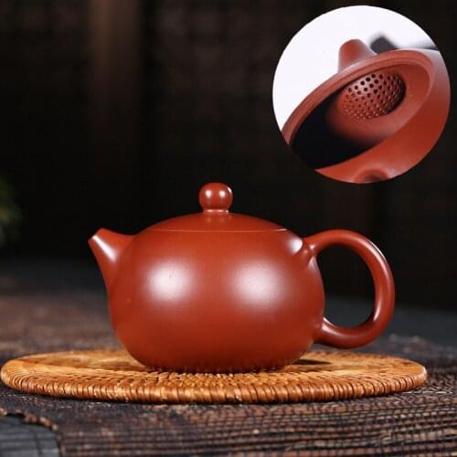 Yixing tea tea famous quality goods all hand undressed ore quality dahongpao card cover the ball hole xi shi pot