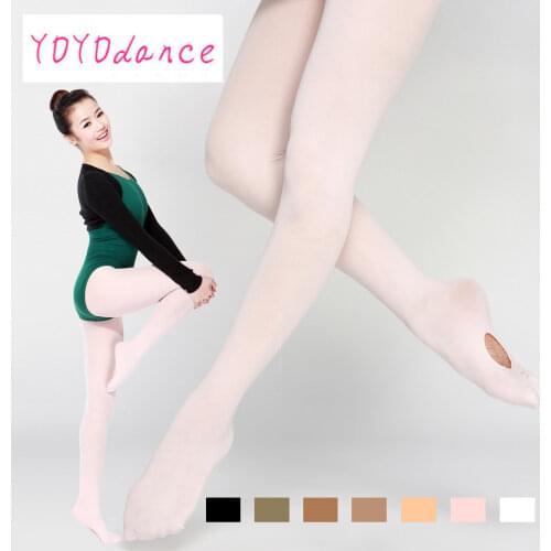 Quality Dance Convertible Tights for Adult Women Nylon+spandex Kids Girls Untransparent with Waistband