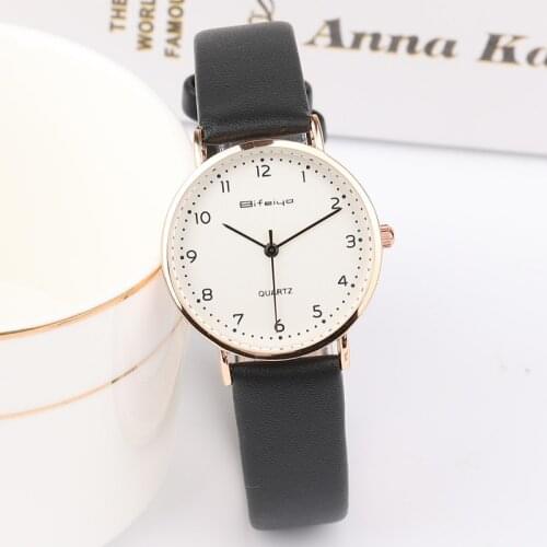 2020 Minimalist Womens Fashion Ultra Thin Watches Simple Women Leather Strap Quartz Watch Relogio Masculino