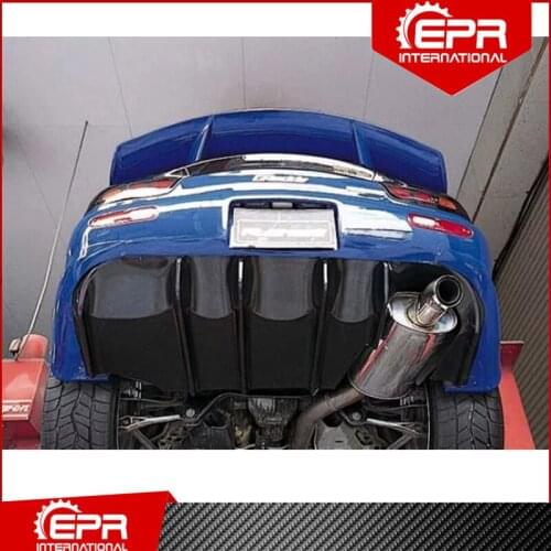 For RX7 FD3S Feed Style Carbon Fiber Rear Diffuser Trim FD3S Racing Part Body Kit RX7 Accessories Carbon Diffuser