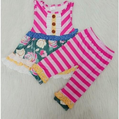 Toddler Baby Girl Clothes Dot Sleeveless Tops Vest Hole Jeans Den Pants Outfits Casual Fashion Baby Girls Summer Clothing Set