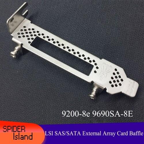Baffle for LSI SAS / SATA 9200-8e 9690SA-8E External Array Card Low Profile Short Baffle Block