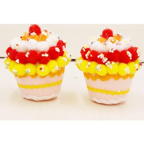 Christmas decorations simulation cake model round cake ornaments early education party decorations fake food room decoration