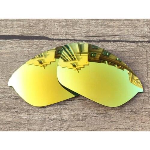 Vonxyz 24K Mirror Polarized Replacement Lenses for-Oakley Half Jacket 2.0 Frame
