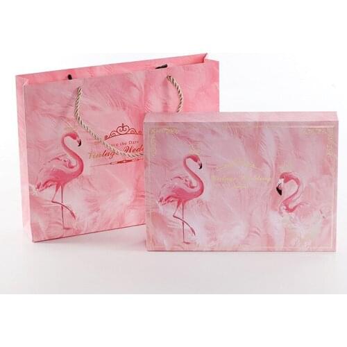 High Quality Paper Gift Bag Kraft Paper Candy Box with Handle Wedding Birthday Party Gift Package Chocolate Boxes