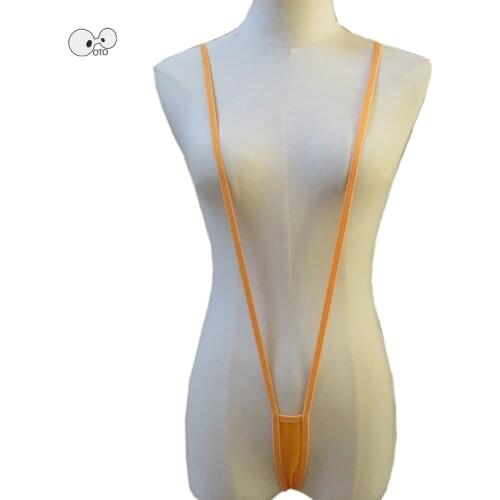 Women Sexy Swimwear Lingerie Sexy Bikini Mini V-string Halter Bra Thong Micro Monokini Summer Beachwear Bathing Suits Clubwear