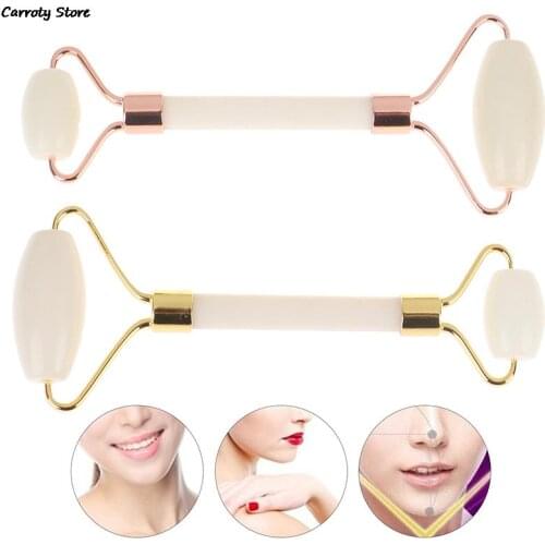 1PCS Natural Jade Stone Face Roller Massager Facial Slim Lifting Tool Jade Roller Stone Wrinkle Remove Skin Beauty Care