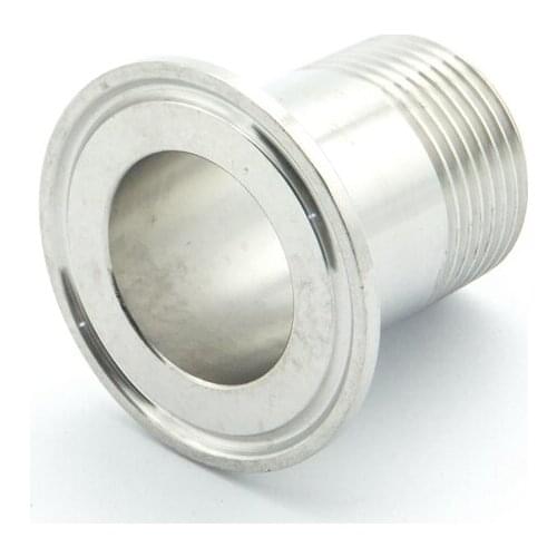 2" BSP Male x 64mm Ferrule OD 304 Stainless Steel Sanitary Connector Pipe Fitting For Homebrew Fit 2" Tri Clamp