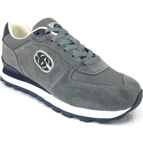 2021 Trend Yeni Sezon Model Tekstil Ayakkabı İle Kişiye Özel ve Rahat Gri Scootland 13382 Günlük Erkek Ayakkabı