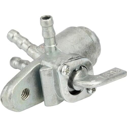 Motorcycle 3-Port Gas Fuel Valve Switch Petcock Tap Valve Switch For ATV Dirt Bike Go Kart Scooter Moped Tap Valve Switch