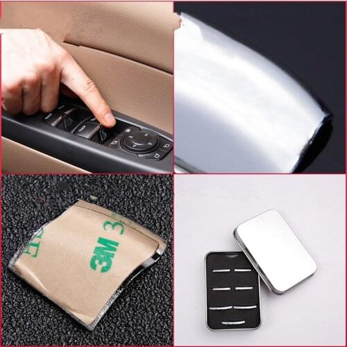 7PCS/SET Interior Window Glasses Switch Buttons Decorated Frame Moulding For Buick GL8 28T 2017 AAA539