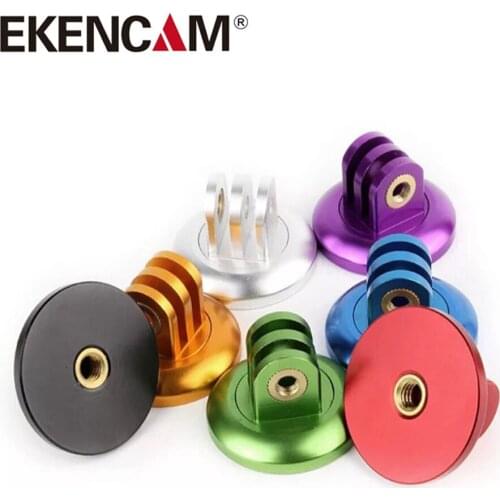 EKENCAM Aluminum Alloy Tripod Adapter Mount for all Sports Camera GoPro Max Hero 9 8 7 6 5 XiaoYi 4K SJCAM SJ4000 Insta360 One X