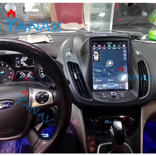 Tesla style vertical screen Autoradio Car Stereo Radio Android 9.0 For-Ford Kuga 13-18 radio multimedia player Wifi Split Screen