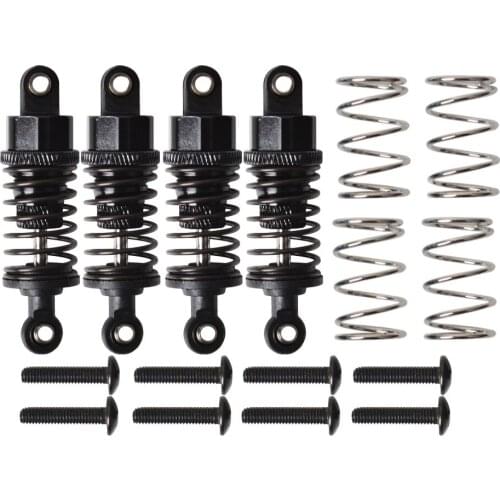 4pcs Aluminum Alloy Shock Absorber Set for Tamiya TT-01 TT01 /TT02 M5 M6 1/10 RC Upgrade Parts