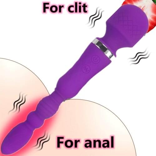 AV Magic Wand Massager Anal Vibrator Anus Plug Vagina Clit Stimulator Clitors Masturbator Dildo Vibrators Sey Toy For Women Men