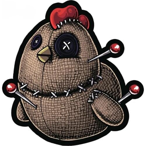 13cm x 12.cm for CSGO Voodoo Chicken Decal Auto Bumper Window Car Stickers Vinyl Material Personality Decoration
