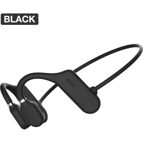 Bone Conduction Headphones Bluetooth Wireless IPX6 Waterproof Wear Open Ear Hook Light Weight Sports Earphones With Microphone