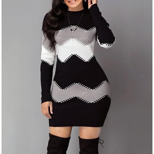 2021 New Fashion Knitted Multi-color Top Water wave striped Long-sleeved Autumn Winter thin Sweater Slim-fit Christmas Sweaters