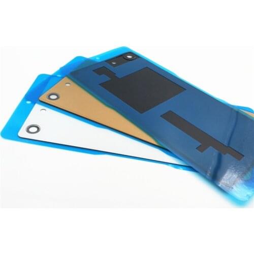 Original For Sony Xperia M5 E5603 E5606 E5653 Rear Back Glass Battery Cover Door Housing With NFC