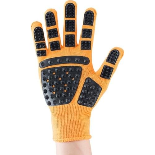 Grooming glove Pet dog and cat grooming bath massage comb gloves hair removal dog and cat gloves massage bath artifact pet glove
