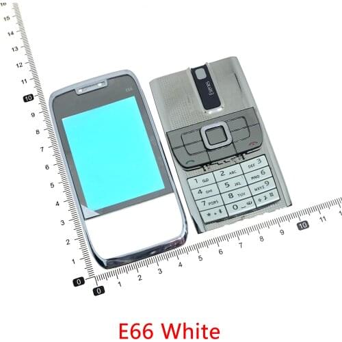 Complete front cover E66 keyboard for Nokia E66 battery back cover High quality housing+Keypad