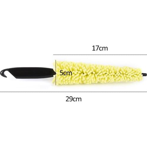 Car Wheel Washing Brush Plastic Handle Vehicle Wheel Rims Tire Cleaning Brush Car Brush Car Washing Sponges Tools
