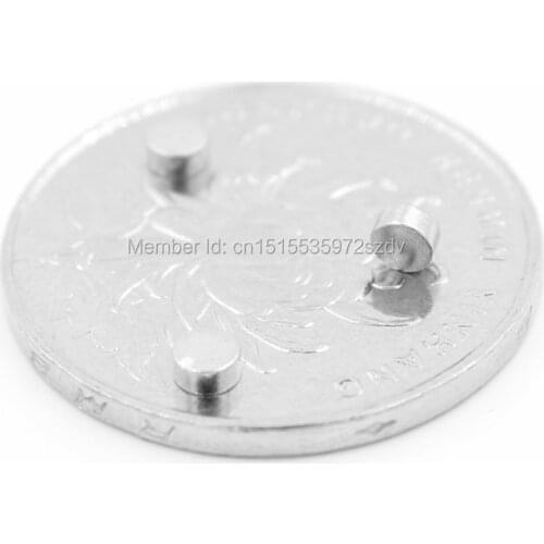 10000pcs Strong Round Dia 3mm x 2mm N35 Rare Earth Neodymium Magnet Art Craft Fridge 3x2mm