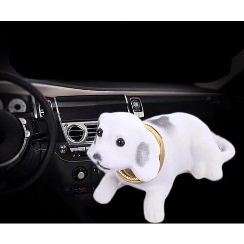 Dog car interior accessories supplies ornaments car dashboard toys shaking his head dog doll cute decoration nodding puppy beaut