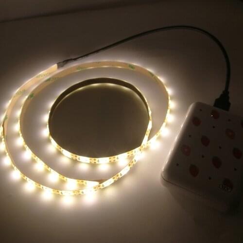 LED Strip Light USB 2835SMD DC5V Flexible LED Lamp Tape Ribbon RGB 0.5M 1M 2M 3M 4M 5M TV Desktop Screen BackLight Diode Tape