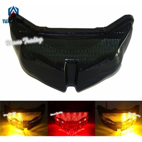 Waase For Yamaha Fazer FZ1 FZS1000 2006 2007 2008 2009 2010 2011 2012-2015 Tail Light Brake Turn Signals Integrated LED Light