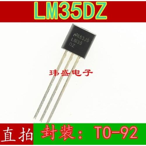 10pcs LM35DZ LM35 TO-92 LM35D