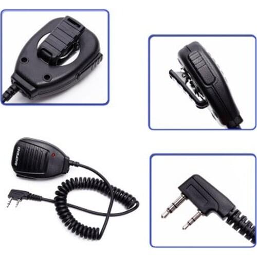 100% Original BaoFeng Walkie Talkie 50km Microphone Speaker For Baofeng UV-5R BF-888S Radio Communication Accessories