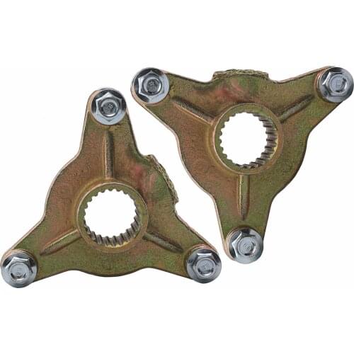 2x 3 Stud 23T Spline Wheel Rear Axle Hub For 110cc Quad Dirt Bike ATV Buggy