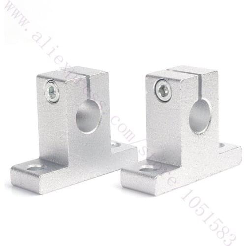 4pcs 3D printer SK8 /SK10 / SK12 Lead Screw Linear axis bracket seat Rod Shaft Supporting Seat Mounting basekit for 3D printer