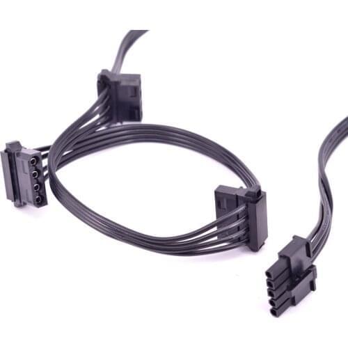 5 Pin to 3 Port Peripheral 4 Pin Molex IDE Power Supply Cable for Cooler Master MasterWatt Maker 1200 MIJ PSU Modular