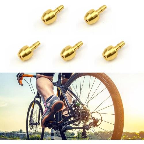 5pcs Bicycle Hydraulic Brake Olive Head Replacement Bike Hose Olive/bushing & Insert Hydraulic Brake For Hayes Bike Cycling Part