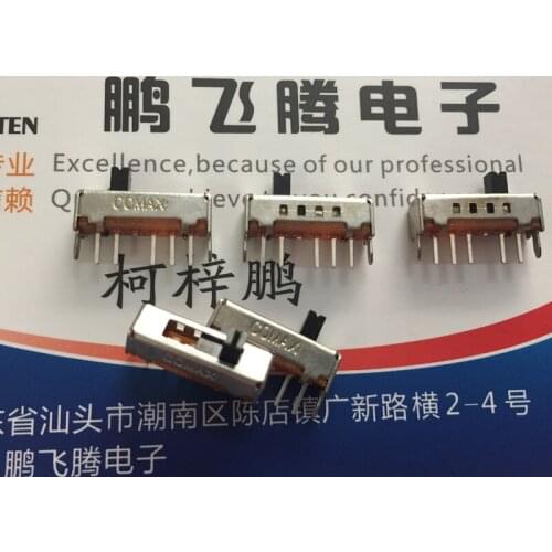 5PCS/lot SS14D07VG3 American C&k toggle switch 5/7 foot 4 gears with stand vertical positive dial single row sliding gear switch