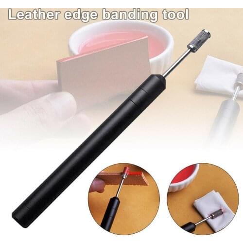 Diy Leathercraft Speedy Edge Aluminum Oil Painting Applicator Leather Top Dye Head Paint Pen Pu Treatment Processing Tool Spot