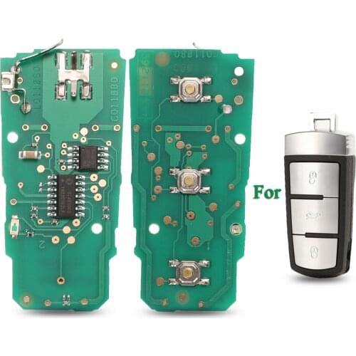 Bilchave 433Mhz ID48 Chip 3C0959752BA Electonic Remote Smart Car Key Circuit Board For VolksWagen Passat B6 3C B7 Magotan CC