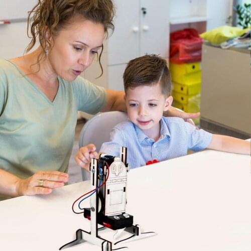 Electric Robot Science Experiment Material Package DIY Small Production Kit Education Props Intelligent Electronic Toys for Kids