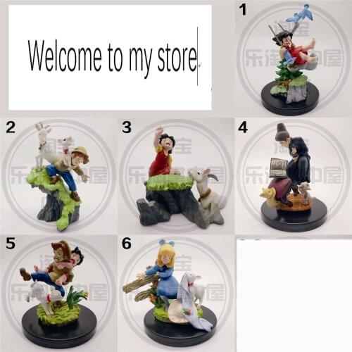 Pvc figure model toy Al P girl 2,6pcs/set rare out of print